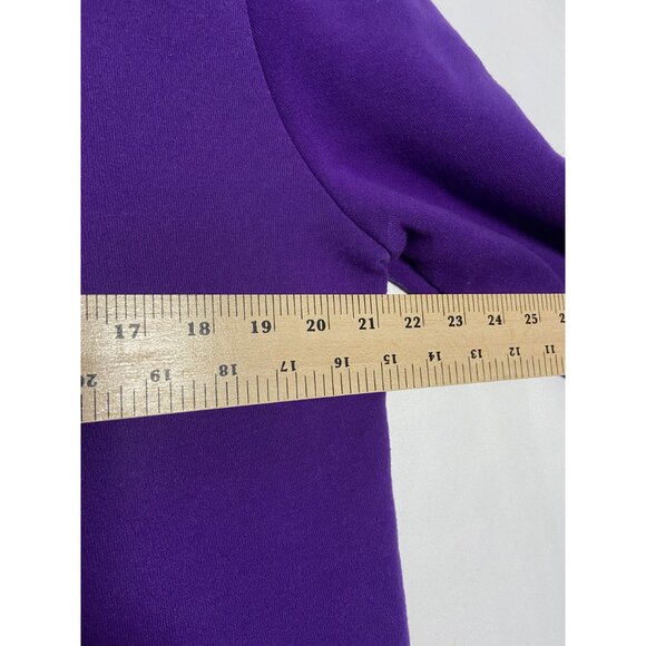 Minnesota Vikings NFL Team Apparel Crewneck Sweatshirt Small Purple & Yellow - Picture 11 of 12